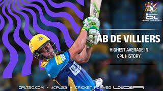 Amazing AB de Villiers Greatest Shots in the CPL  CPL Memories [upl. by Lalo778]