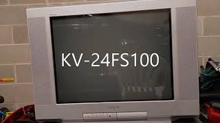 Sony Wega Trinitron KV24FS100 CRT repair project Part 1 [upl. by Susette477]