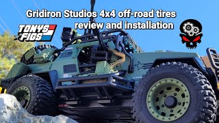 Gridiron Studios new 4x4 offroad tires review and install [upl. by Demy]