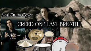 Creed one last breathReal Drum Cover [upl. by Ueihtam]