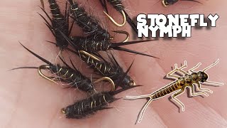 Fly tying  Stonefly Nymph [upl. by Yrrej]