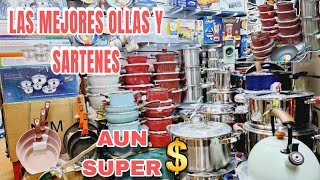 SARTENES  BATERIAS CACEROLAS  LA TIENDA MAS ECONOMICA CON CALIDAD PREMIUN🤩🥂 [upl. by Ahsimik]