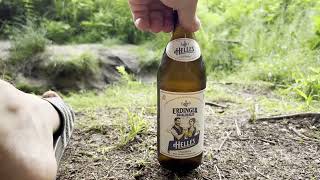 Ich probiere das Erdinger Helle  Biertest 76 [upl. by Moises]