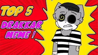 Top 5 DRAKKAR Meme Piggy book 2 Roblox Animation Piggy ALPHA Memes [upl. by Annuhsal]