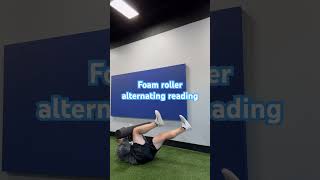 Foam roller alternating deadbugs  try this [upl. by Norrad]