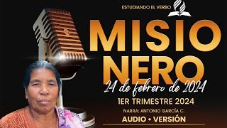 MISIONERO「Adventista」24 DE FEBRERO 2024  AUDIO [upl. by Acnalb]