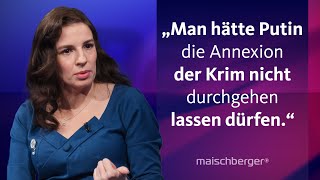 Welche Folgen hätte das Einfrieren des Krieges Marina Weisband und Sahra Wagenknecht  maischberger [upl. by Anippesuig212]