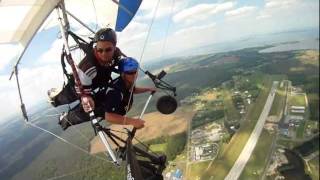 Hilarious Hang Gliding Puke at 2000 Feet [upl. by Meta]