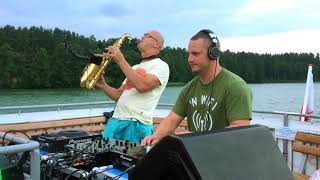 Infinity  Saxophone Live from Augustow City boat party [upl. by Kilroy]