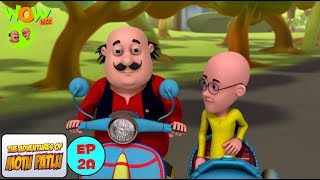 Motu Patlu Cartoons In Hindi  Animated cartoon  Scooter race  Wow Kidz [upl. by Htebilil207]