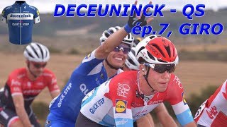 DECEUNINCK  QUICK STEP ép7  GIRO complet avec MAS JUNGELS et VIVIANI [upl. by Hirschfeld]