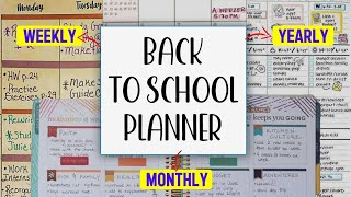 Back To School Planner  ANNUAL Monthly Weekly amp Daily simplystudies study backtoschool jimin [upl. by Noemis30]