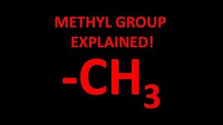 Methyl functional group explained [upl. by Bahe]