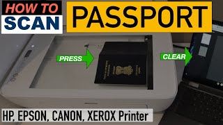 How To scan Passport Clearly amp Properly [upl. by Odnarb]