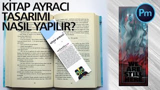 Kitap Ayracı Tasarımı Nasıl Yapılır  PHOTOSHOP [upl. by Hilleary]