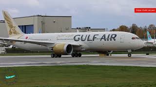 Gulf Air 7879 Dreamliner High Speed Taxi Test [upl. by Marquet]