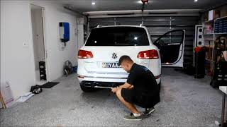 2015 Volkswagen Touareg Detachable Tow bar install by Australia Towbars amp Performance [upl. by Dennard]