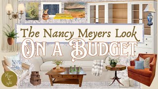 NANCY MEYERS INTERIOR DESIGN STYLE  Budgetfriendly design with Mood board [upl. by Dlarej]