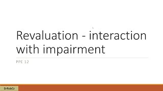 Interaction of revaluation with impairment [upl. by Fong]