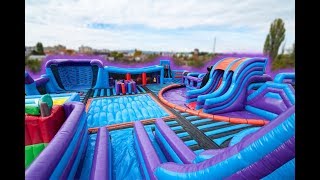 Airquees Inflata Nation Inflatable Theme Park [upl. by Aihsa]