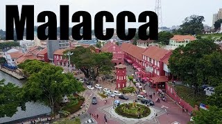 Trip to Malacca Melaka DRONE FOOTAGE DJI Mavic Pro [upl. by Valeta104]