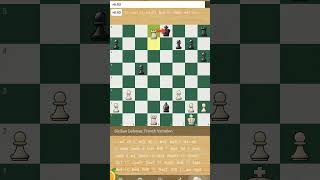 Chessgameplay Sicilian defenseFrench variation shorts [upl. by Nrubyar]