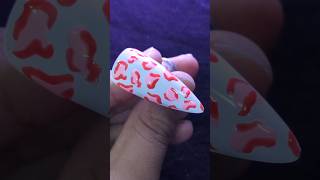 Animal print Nail Art Tutorial❤️‍🔥Nailart idea💫nailart youtube youtubeshorts shorts tutorial [upl. by Atilemrac]