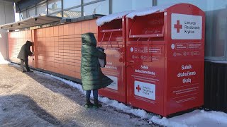 Daugėja Raudonojo kryžiaus konteinerių tekstilei atsakė kokie drabužiai ir avalynė tinkami [upl. by Haynes]