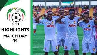 Nigeria Premier Football League  Match Day 14 Highlights  NPFL 202425 [upl. by Westberg257]