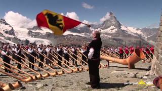 Alphorn Weltrekord auf dem Gornergrat [upl. by Doone]