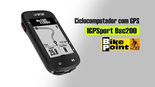 Ciclocomputador com GPS IGPSport Bsc200 [upl. by Andreana466]