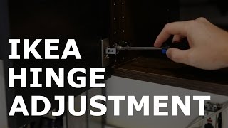 IKEA Utrusta Hinge Adjustment [upl. by Terpstra633]