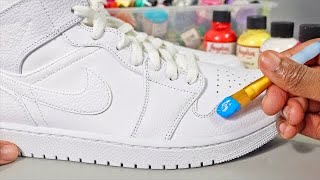 How To Paint Jordans For Beginners 🎨👟 EASY [upl. by Yehsa873]