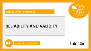 Reliability and Validity Explained  Research Methods  ALevel Psychology [upl. by Eimak]