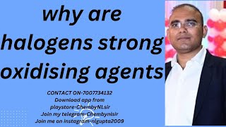 why are halogens strong oxidising agents [upl. by Aseret1]