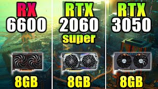 RX 6600 vs RTX 2060 Super vs RTX 3050  25 Games  FSRDLSS Benchmarks [upl. by Repmek]