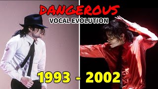 Dangerous  Live Vocal Evolution 19932002 【Michael Jackson】 [upl. by Notxam]