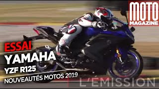 Yamaha YZF R125  La petite teigne  ESSAI MOTO MAGAZINE [upl. by Lillie]