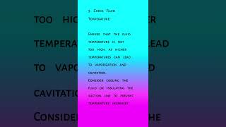 Understanding Pump Cavitation Indicators amp Fixes Explained 🚀 doubtanddiscussion pumps chemical [upl. by Xineohp]