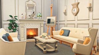 PARISIAN APARTMENT  THE SIMS 4  NO CC  Stopmotion [upl. by Moulden]