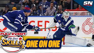 FULL OneOnOne Competition  2024 NHL AllStar Skills [upl. by Yrrot]