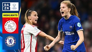 HIGHLIGHTS  Ajax vs Chelsea UEFA Womens Champions League 202324 Quarterfinal First Leg [upl. by Hung55]