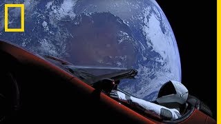 Les coulisses de la voiture SpaceX dans lespace [upl. by Aliac978]