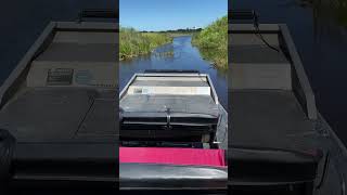 Airboat tours into the Everglades [upl. by Eudo]