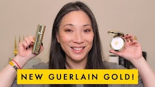 GUERLAIN Parure Gold Radiance Foundation and Powder Review [upl. by Aniled963]