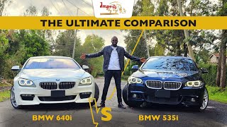 EXCLUSIVE 2016 BMW 640i vs 2016 BMW 535i Review [upl. by Lunneta424]