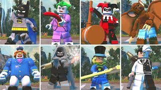 All Batman The Animated Series Character Idle Animations  LEGO DC SuperVillains [upl. by Naharba]