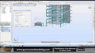 Partie 2  Modélisation dun batiment BA [upl. by Ryon]