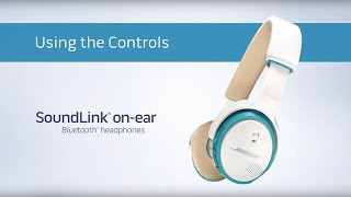 Bose SoundLink OnEar  Using Controls amp Voice Prompts [upl. by Gerson]