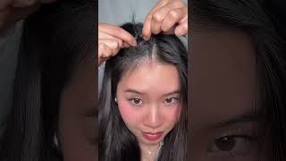 Hairstyle tutorial for oval face shapes hairtok hairstyle hair [upl. by Cogswell]